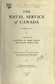 Front cover of The naval service of Canada by Gilbert Norman Tucker