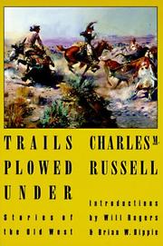 Cover of Trails plowed under by Charles M. Russell