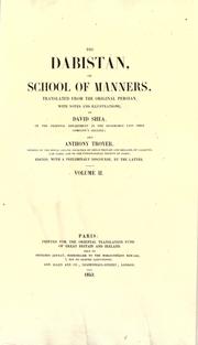 Cover of The Dabistán by David Shea