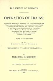 Front cover of The science of railways by Kirkman, Marshall Monroe