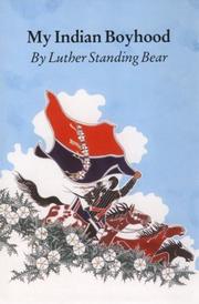 Front cover of My Indian boyhood by Luther Standing Bear