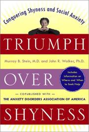 Front cover of Triumph over shyness by Murray B. Stein