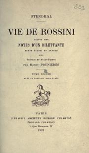 Front cover of Memoirs of Rossini by Stendhal