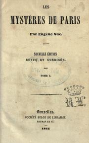 Cover of Les mystères de Paris by Eugène Sue