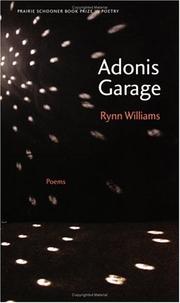 Cover of Adonis garage by Rynn Williams