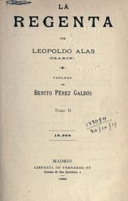 Cover of La Regenta by Leopoldo Alas
