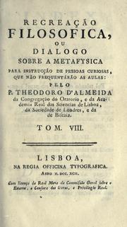 Front cover of Recreação filosofica by Theodoro de Almeida