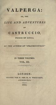 Cover of Valperga by Mary Shelley