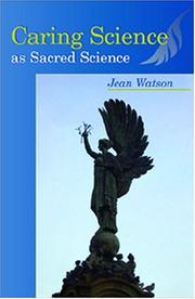 Cover of Caring Science as Sacred Science by Jean Watson