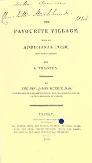 Front cover of The favourite village by James Hurdis