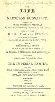Front cover of The life of Napoleon Buonaparte .. by Willem Lodewyk Van-Ess