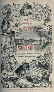 Front cover of The comic history of Rome by Gilbert Abbott à Beckett