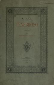 Cover of O mar tenebroso by Teófilo Braga