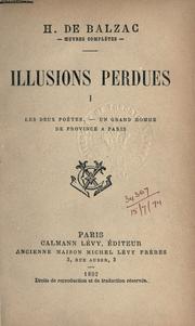Cover of Illusions perdues by Honoré de Balzac