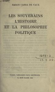 Cover of Les penseurs de l'Islam by Carra de Vaux, Bernard baron