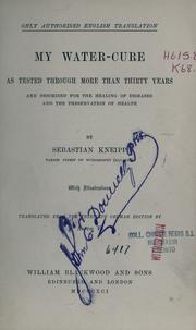 Front cover of Meine Wasserkur by Sebastian Kneipp