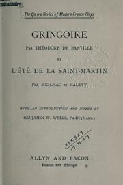 Front cover of Gringoire by Théodore Faullain de Banville