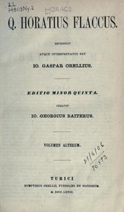 Front cover of The works of Horace by Horace