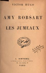 Cover of Amy Robsart by Victor Hugo