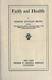 Cover of Faith and health by Charles Reynolds Brown