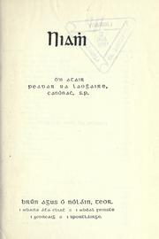 Cover of Niaṁ by Peadar Ó Laoghaire