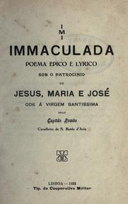 Cover of Immaculada by José Francisco da Rocha Pombo