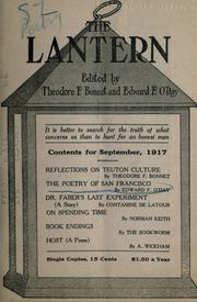 Cover of The Lantern by Unknown