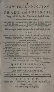 Cover of A new introduction to trade and business by Peter Hudson