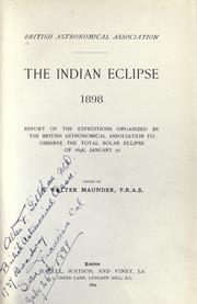Cover of The Indian eclipse, 1898 by Unknown