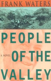 Cover of People of the valley by Frank Waters