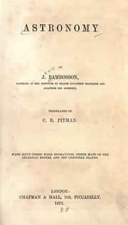 Cover of Astronomy by Jean Pierre Rambosson