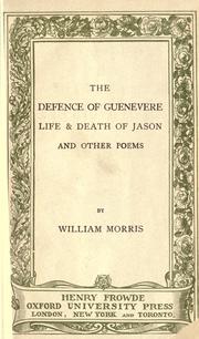 Cover of The defence of Guenevere by William Morris