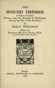 Front cover of The Wound Dresser by Walt Whitman