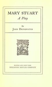 Cover of Mary Stuart by Drinkwater, John
