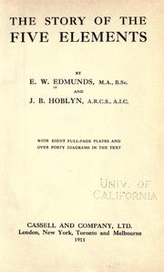 Front cover of The story of the five elements by Edward William Edmunds