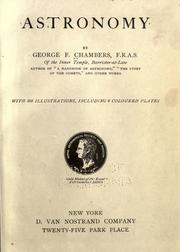 Cover of Astronomy by George Frederick Chambers