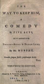 Cover of The way to keep him by Arthur Murphy