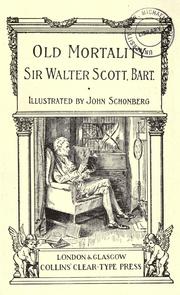 Cover of Old Mortality by Sir Walter Scott