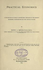 Cover of Practical economics by David Ames Wells