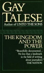 Cover of The kingdom and the power by Gay Talese