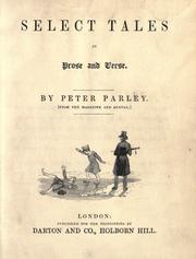 Cover of Select Tales In Prose And Verse by Peter Parley