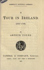 Cover of A tour in Ireland, 1776-1779 by Young, Arthur