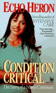 Cover of Condition critical by Echo Heron