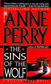 Front cover of The sins of the wolf by Anne Perry