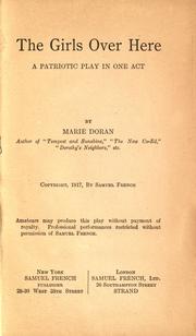 Cover of The girls over here by Marie Doran