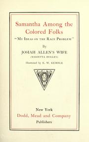 Cover of Samantha among the colored folks by Marietta Holley