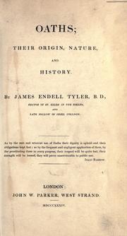 Cover of Oaths by James Endell Tyler