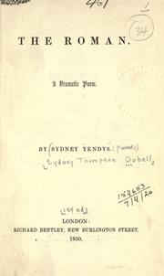 Cover of The Roman by Sydney Thompson Dobell