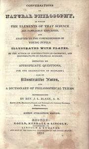 Cover of Conversations on natural philosophy by Jane Haldimand Marcet