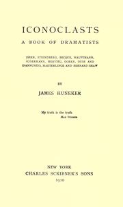 Front cover of Iconoclasts, a book of dramatists by James Huneker